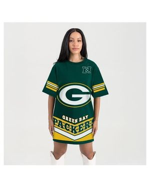 Gameday Couture Bay Packers Perfect Score Vintage T-Shirt Dress - Green