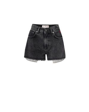 Pcfg Free Heaven Normal Waist Mini Short - Black