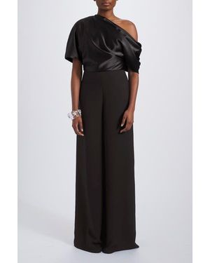 Amsale The Slouch Jumpsuit - Black