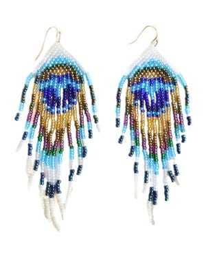 Fosterie Embera Earrings - Blue