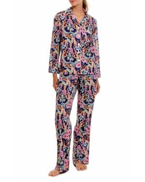 The Lazy Poet Emma Cotton Pajamas - Red