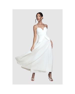 Coast Strappy Crepe Maxi Dress - White