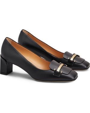Tod's Barretta Block Heel Pump - Black