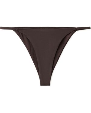 Mango Scoop Front Bikini Bottoms - Brown