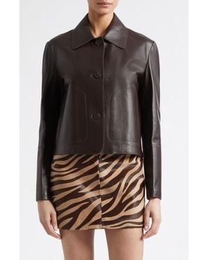 Arma Emy Leather Jacket - Black