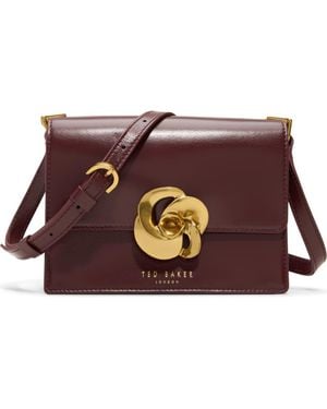 Ted Baker Rosalie Leather Crossbody Bag - Brown