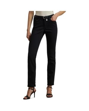 Ralph Lauren High-Rise Skinny Ankle Jeans - Black