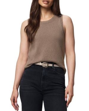 Splendid Amber Sweater Tank - Brown