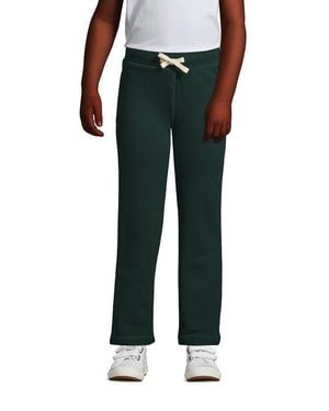 Lands' End School Uniform Girls Sweatpants - Green