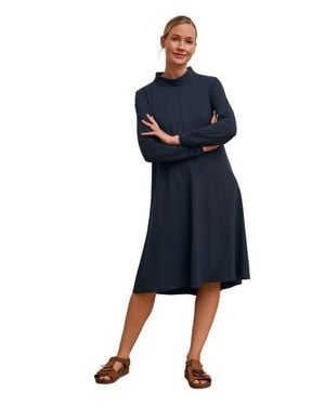 Celtic & Co. Roll Neck Jersey Dress - Blue