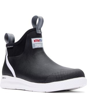 XtraTuf Waterproof Ankle Deck Sport Boot - Black