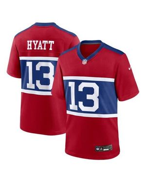 Nike Jalin Hyatt Century New York Giants Alternate Player Game Jersey - Red