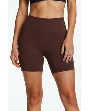 Calypsa Mid-Thigh Swim Shorts - Multicolor