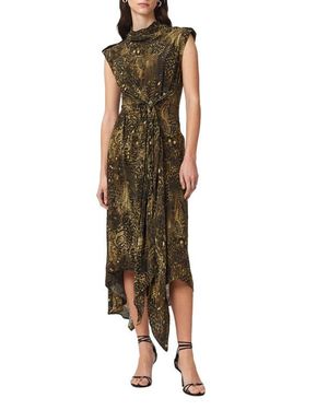 AllSaints Persia Knotted Asymmetric Dress - Multicolor