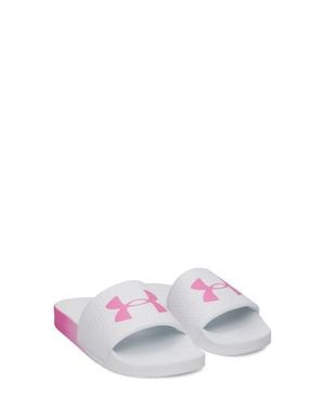 Under Armour Ua Armr Slide Sandal - White