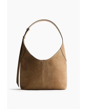 H&M Suede Shoulder Bag - Brown