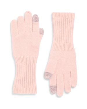 Nordstrom Cashmere Tech Gloves - Pink