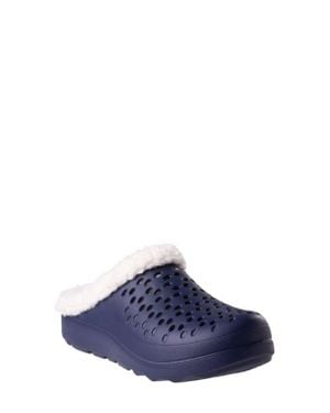 Revitalign Fusion Vitality Faux Fur Lined Clog - Blue