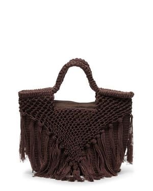 Dolce Vita Birch Crochet Handbag - Brown