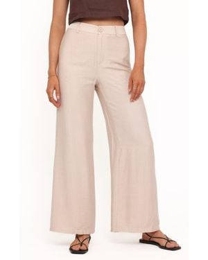 Petal & Pup Lauren High Waist Wide Leg Pants - Pink