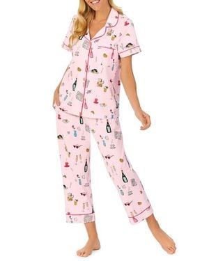 Bedhead Classic Crop Pajamas - Pink