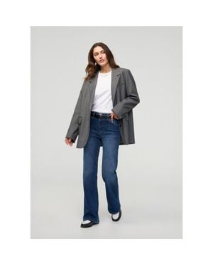 DUER Performance Denim High Rise Wide Leg - Blue