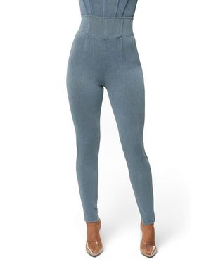 JLUXLABEL Alice Ultra High Waist Skinny Jeans - Blue