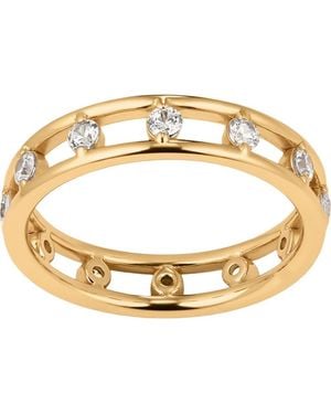 MADE BY MARY Dew Drop Stacking Ring - Metallic