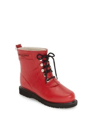 Ilse Jacobsen 'Rub' Boot - Red