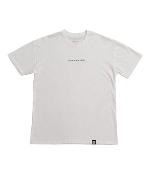 Dapper Boi Essential Drop Shoulder Tee - White