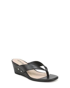 LifeStride Stella Wedge Flip Flop - White