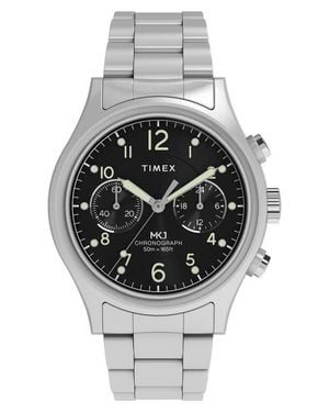 Timex Mk1 Chronograph Bracelet Watch, 40Mm - Gray