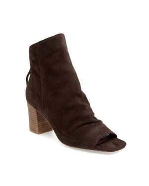 Silent D Cilba Open Toe Bootie - Brown