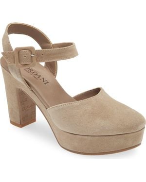 Cordani Torin Ankle Strap Platform Pump - Metallic