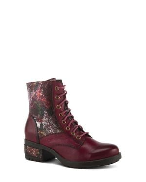 Spring Step Marty-Met Bootie - Purple