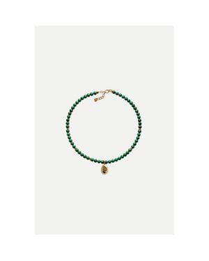 DANIELA MILLAN JEWELRY Hope Beaded Necklace - Metallic