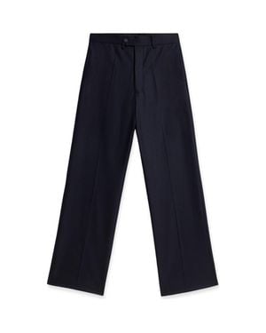 Fortela Classic Wool Pants - Blue