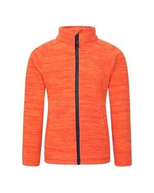 Mountain Warehouse Childrens/Kids Snowdonia Fleece Jacket - Orange