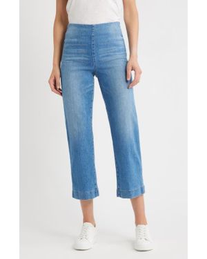 Frank & Eileen Westport Ankle Wide Leg Pants - Blue