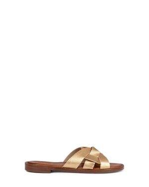 Penelope Chilvers Basque Slide Sandal - Brown