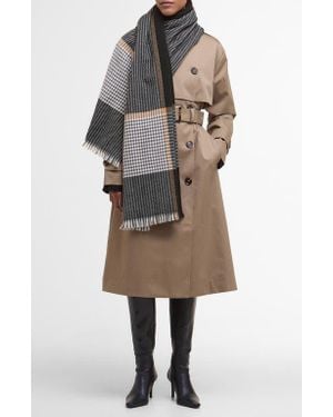Barbour Melody Check Scarf - Natural
