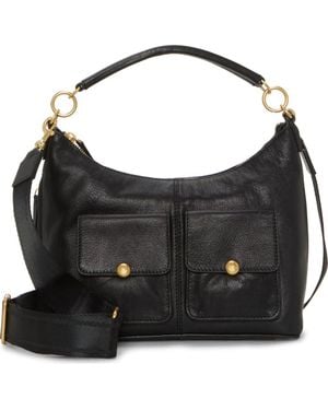 Vince Camuto Carly Leather Shoulder Bag - Black