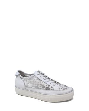 DJANGO & JULIETTE Faders Breathable Mesh Sneaker - White