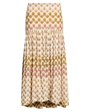 Missoni Metallic Raschel Knit Skirt - Natural