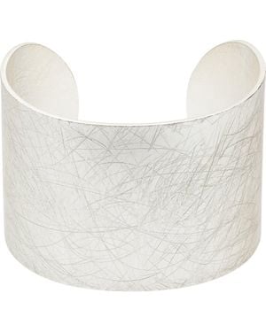 Youzey Hammered Cuff - White