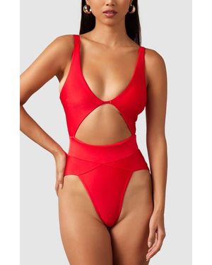 Mbm Swim Aspire One-Piece Swimsuit - Red