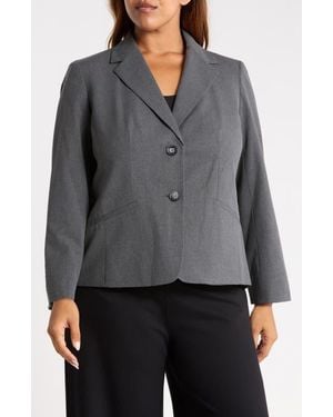 Kasper Two-Button Jacket - Gray