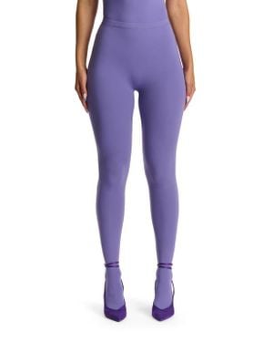 Naked Wardrobe Closed Toe Leggings - Blue