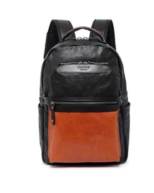 Old Trend Moonlight Genuine Leather Organized Commuter Backpack - Black