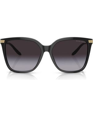 Ralph Lauren The Jacquie 57Mm Gradient Irregular Sunglasses - Gray